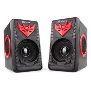 Тонколони Kisonli T-008A AUX 2x3W Черен - 22251 - 02