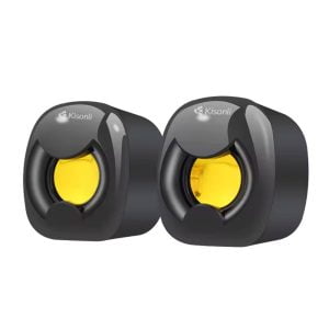 Тонколони Kisonli A-202 AUX 2x3W Черен - 22254