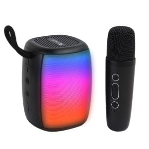 Тонколона Kisonli LED-805 Bluetooth USB SD AUX FM Черен - 22316 - 02