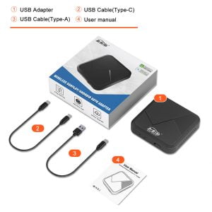 Безжичен Apple CarPlay / Android Auto адаптер No brand WJUC-CA За автомобил - 13302 - 02