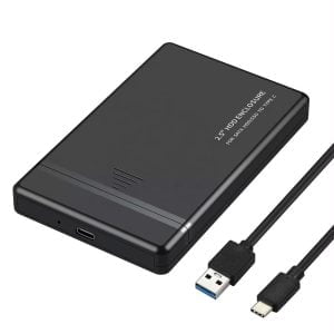 Кутия за хард диск DeTech 2.5" SATA Type-C 5Gbps Черен - 17865 - 02