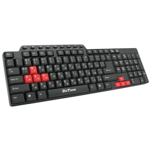 Мултимедийна клавиатура DeTech DE6085 USB Кирилизирана Черен - 6085 - 02
