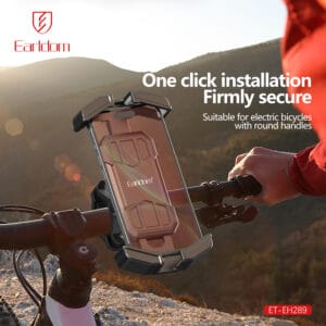 Универсална стойка за телефон за велосипед Earldom ET-EH289 Черен - 17897 - 02
