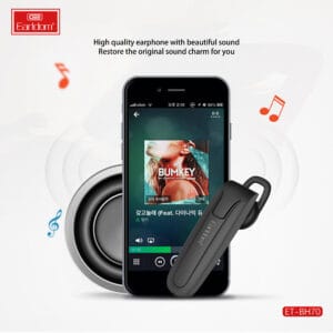 Bluetooth слушалка Earldom ET-BH70 Handsfree Черен – 17908 - 02