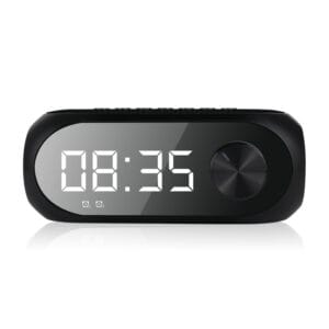 Тонколона Kisonli LP-2S Bluetooth Часовник SD FM AUX RGB Черен - 22280 - 02