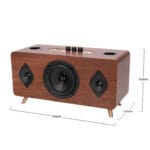 Тонколона Kisonli G105 Караоке Bluetooth USB SD AUX Кафяв - 22304 - 02