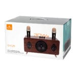 Тонколона Kisonli G105 Караоке Bluetooth USB SD AUX Кафяв - 22304 - 06