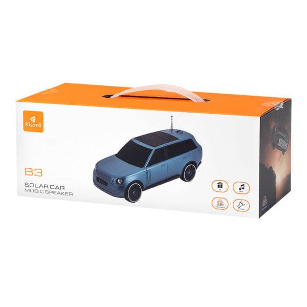 Тонколона Kisonli B3 Bluetooth Солар USB SD FM Черен - 22318 - 03