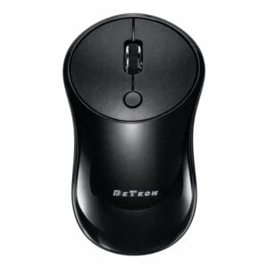 Мишка DeTech D12WL Безжична USB Черен - 782