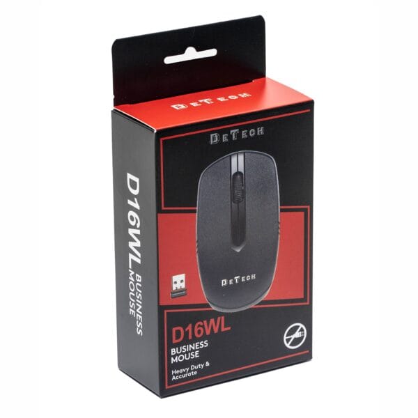 Мишка DeTech D16WL Безжична USB Черен - 786 - 03